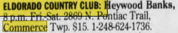 Eldorado Country Club (El Dorado Golf Course) - Nov 20, 1998, Page 46 - Detroit Free Press At Newspapers (newer photo)